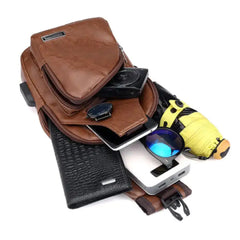 Men's Compact Backpack W/USB