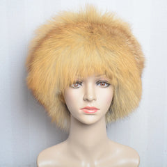 Fox Fur Skully Hat