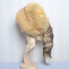 Fox Fur Skully Hat