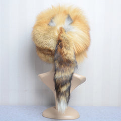 Fox Fur Skully Hat