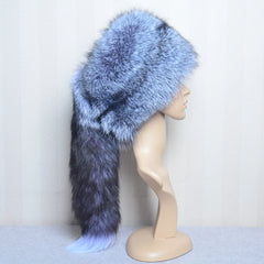 Fox Fur Skully Hat