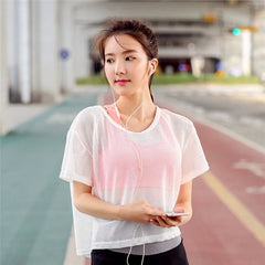 Women's Mesh Yoga Shirt