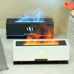 Flame LED Humidifier Ultrasonic Mist Maker