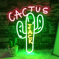 Cactus Jack Neon LED Sign