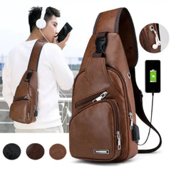 Men's Compact Backpack W/USB