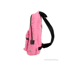 Marc Jacobs Medium Candy Pink Monogram Quilted Puffy Backpack